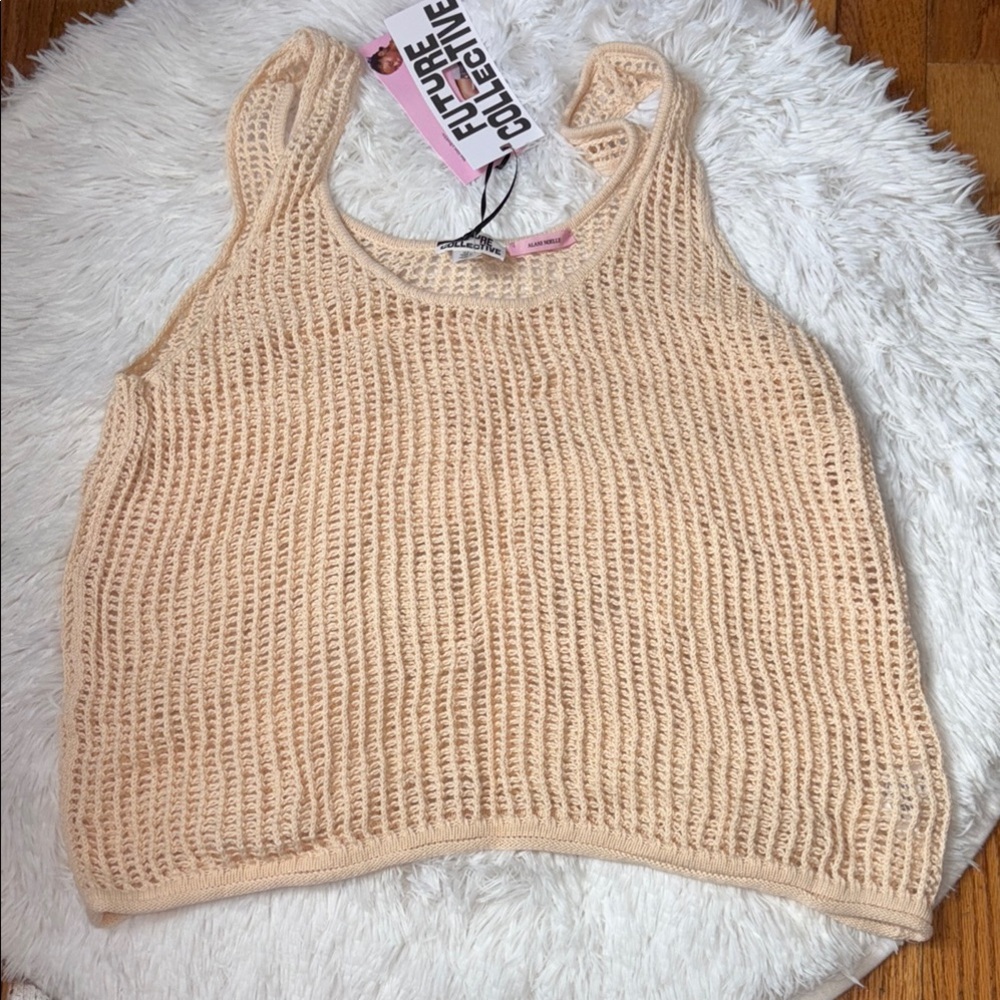 Women's Cream Knit Top